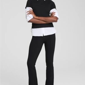 SPANX Black Boot Cut Pants